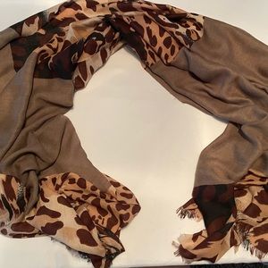 No brand large animal print and brown